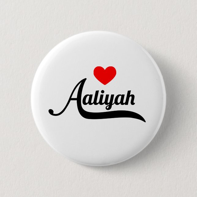 Aaliyah Button (Front)