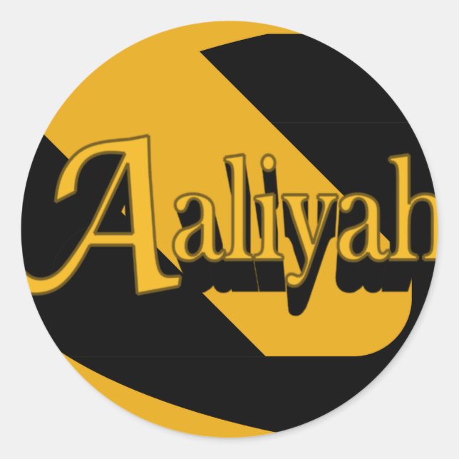 Aaliyah Sticker (Front)