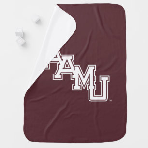 AAMU Wordmark Baby Blanket