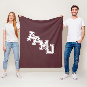 AAMU Wordmark Fleece Blanket