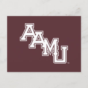 AAMU Wordmark Invitation Postcard
