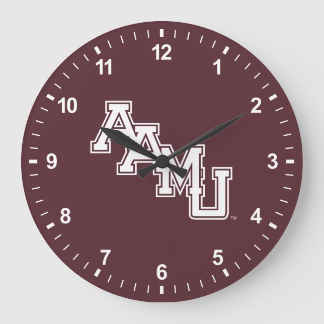 AAMU Wordmark Large Clock (Front)