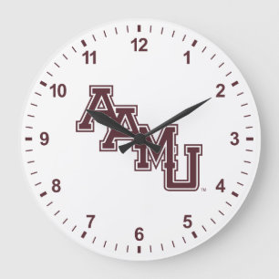 AAMU Wordmark Large Clock