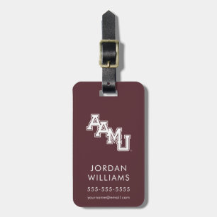 AAMU Wordmark Luggage Tag