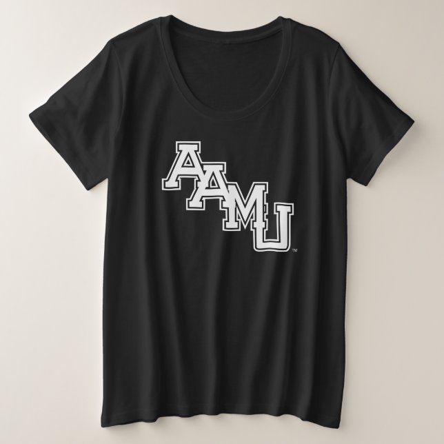 AAMU Wordmark Plus Size T-Shirt (Design Front)