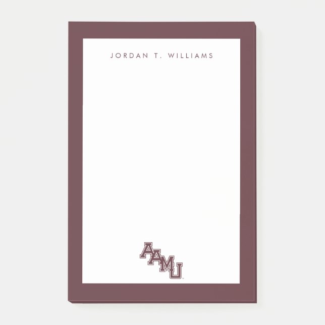 AAMU Wordmark Post-it Notes (Front)