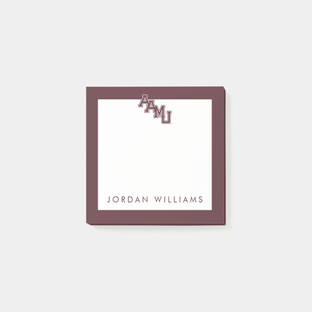 AAMU Wordmark Post-it Notes (Front)