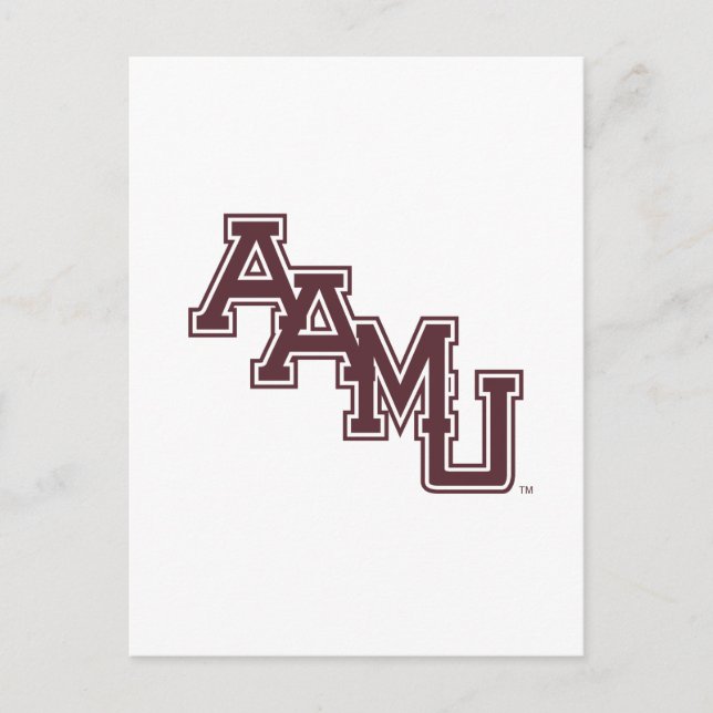 AAMU Wordmark Postcard (Front)
