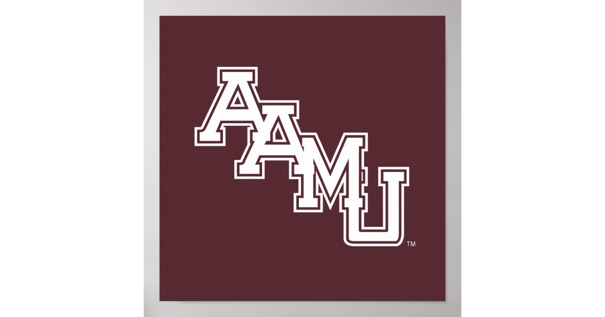 aamu-wordmark-poster-zazzle