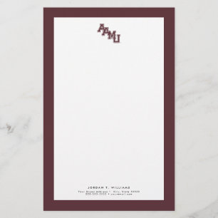AAMU Wordmark Stationery