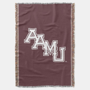 AAMU Wordmark Throw Blanket