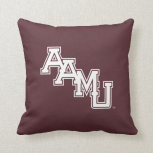 AAMU Wordmark Throw Pillow