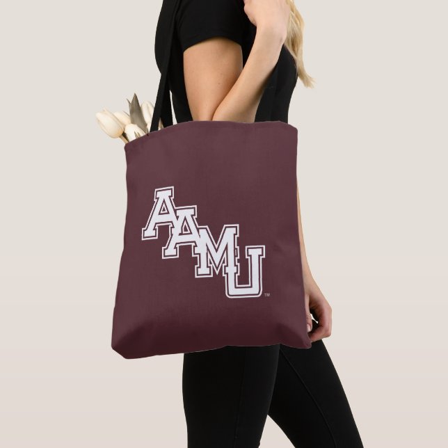 AAMU Wordmark Tote Bag (Close Up)