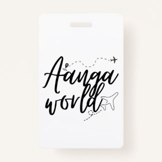 AANGAWORLD  BADGE