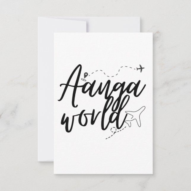 AANGAWORLD  INVITATION (Front)