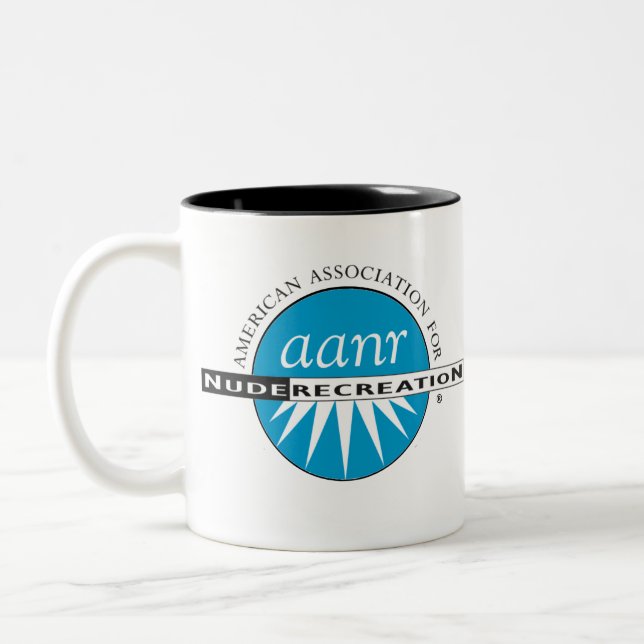AANR Brand Two-Tone Coffee Mug (Left)