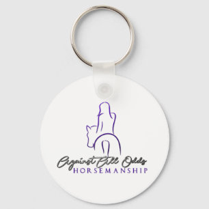 AAOH Keychain w/ Multicolored Lettering