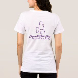 AAOH T-shirt w/ Purple Lettering Tri-Blend Shirt