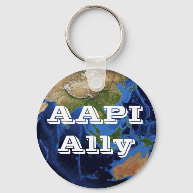 AAPI Ally Keychain (Front)