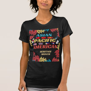 AAPI Heritage Month 2026 Brush Flags Festive  T-Shirt