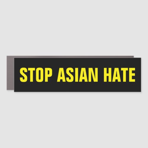 AAPI Stop Asian Hate Car Magnet