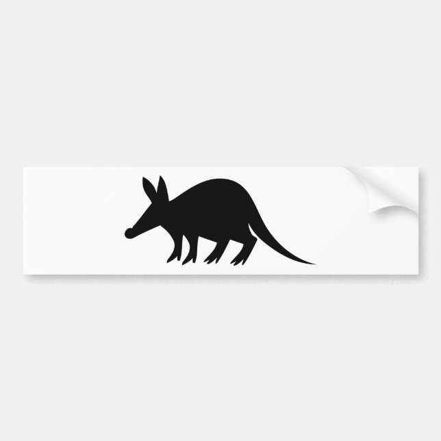Aardvark Bumper Sticker (Front)