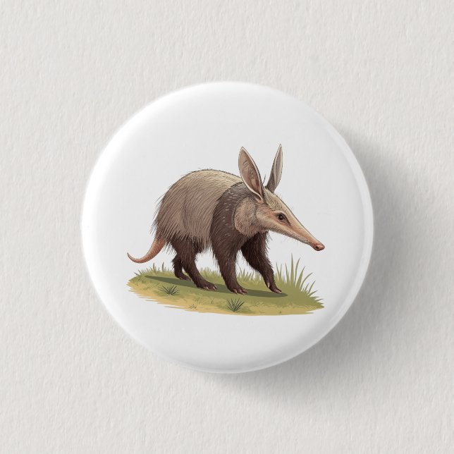 Aardvark Button (Front)