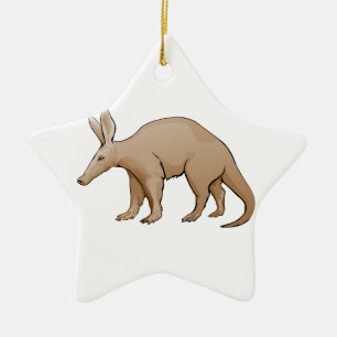 Aardvark Ceramic Ornament
