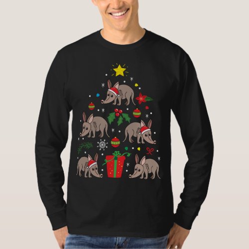 Aardvark Christmas Ornament Tree Funny Xmas Gift T_Shirt