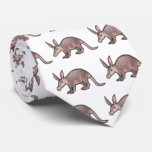 Aardvark Neck Tie (Rolled)
