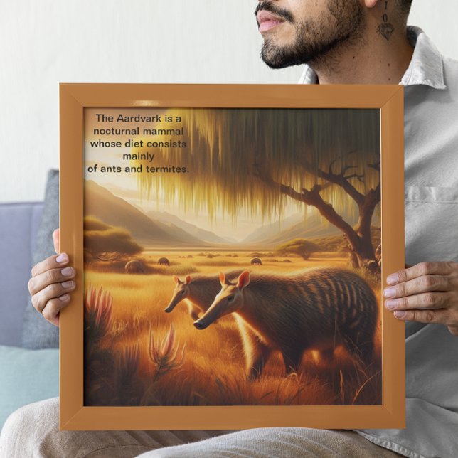 Aardvark Serene Wildlife Harmony Poster (Creator Uploaded)