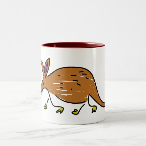 aardvark Two_Tone coffee mug