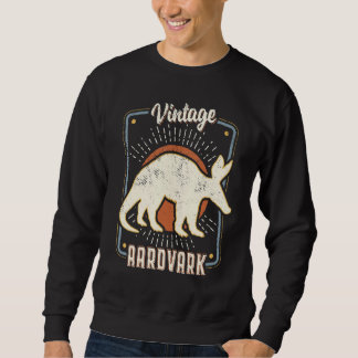 Aardvark Vintage Retro Classic Animal Love 2 Sweatshirt