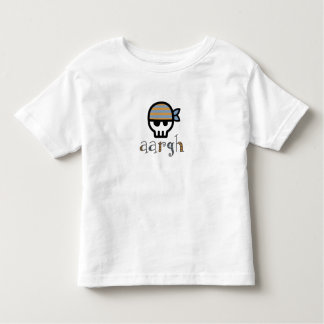 Aargh Boy Pirate Skull Toddler T-shirt