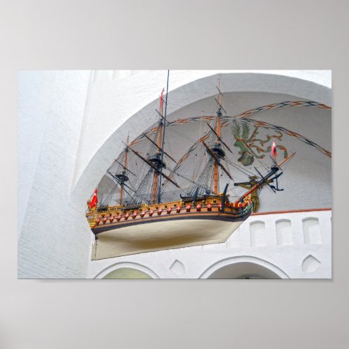 Aarhus Cathedral Votive Ship Poster