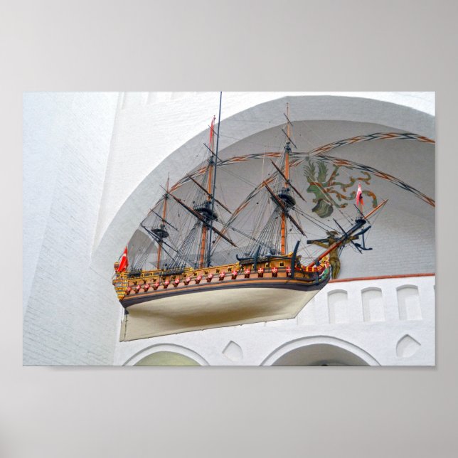 Aarhus Cathedral Votive Ship Poster (Front)