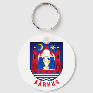 Aarhus coat of arms - DENMARK Keychain