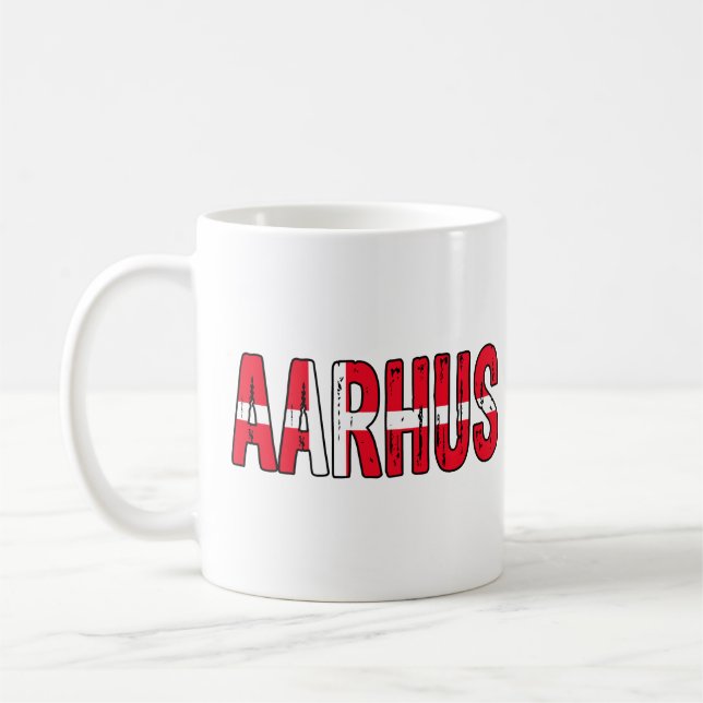 Aarhus Denmark Coffee Mug (Left)
