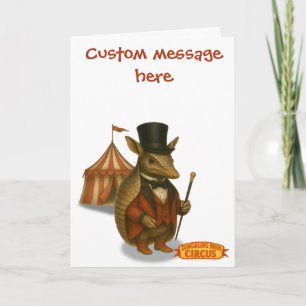 Aaron, aardvark ringmaster card