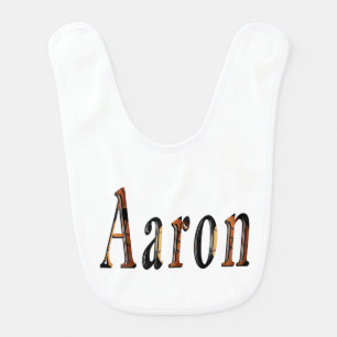 "Aaron and the Game of Glory" His Name Baby Bib