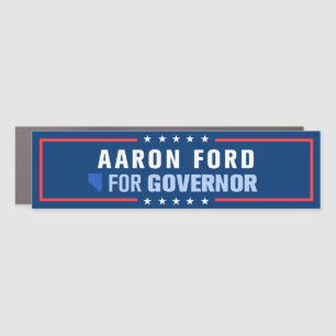 Aaron Ford for Nevada Governor Bumper Car Magnet