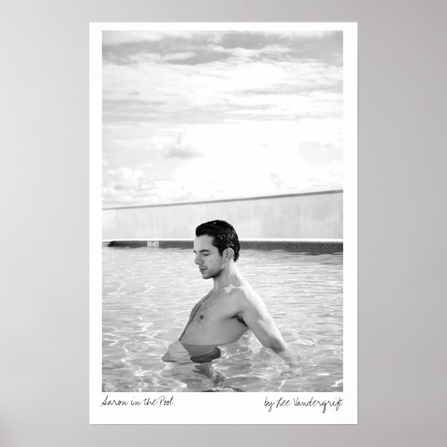 Aaron in the Pool Poster (Front)