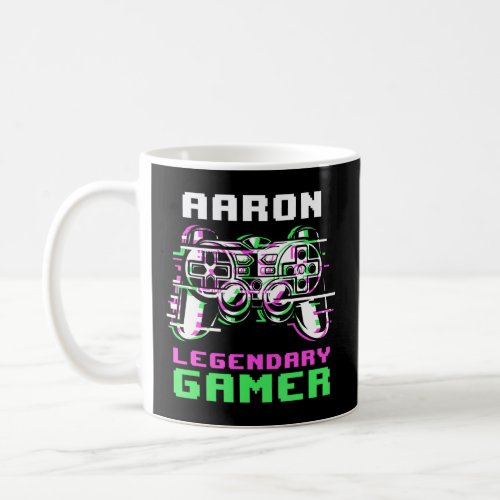 Aaron  Legendary Gamer  Personalized  Coffee Mug
