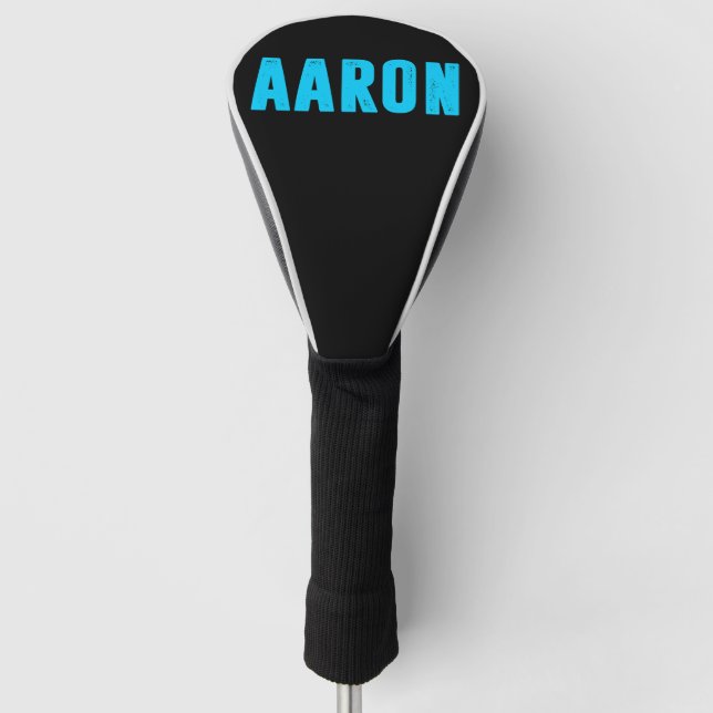 Aaron name golf head cover (Front)