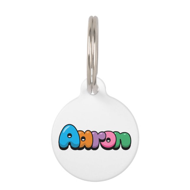 Aaron Pet ID Tag (Front)