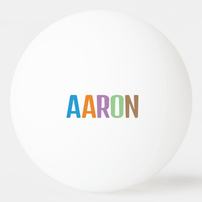 Aaron Ping Pong Ball (Front)