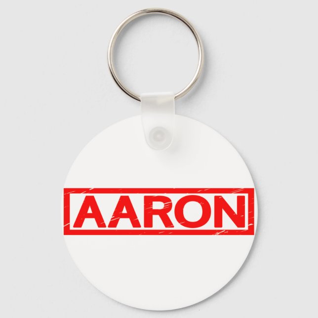 Aaron Stamp Keychain (Front)