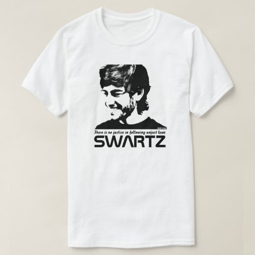 Aaron Swartz Political Internet Activist Quote T_Shirt
