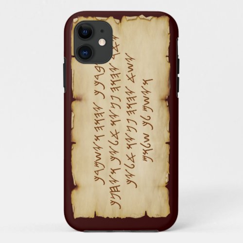 Aaronic Blessing Paleo iPhone 5 Barely There iPhone 11 Case