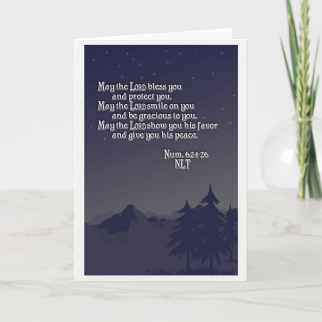 Aaron's Blessing - Greeting Card (Front)